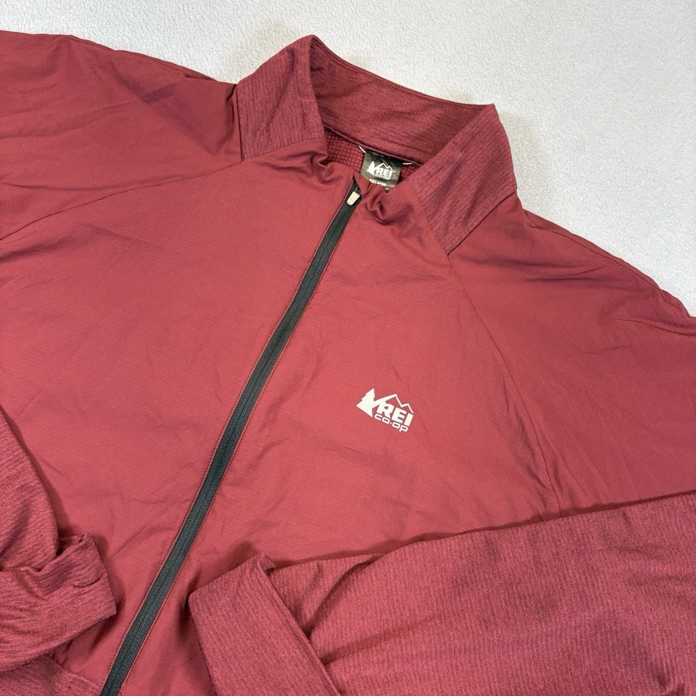 REI Co-op Flash Insulated Hybrid Jacket Men's 3XL Red Full Zip Outdoor